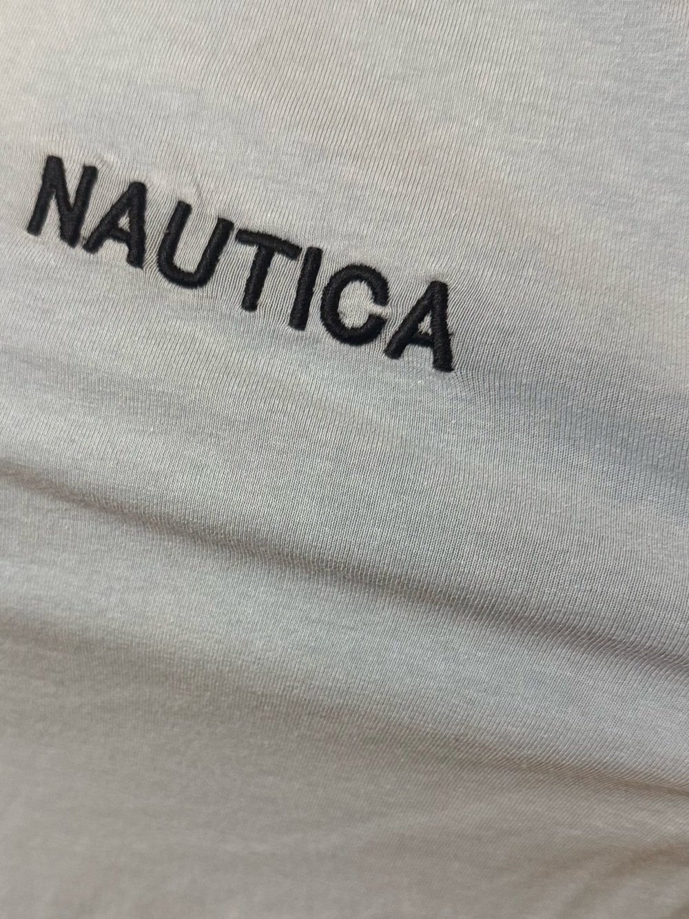 Medium Nautica Unisex Light Blue Logo Performance Tee - Picture 7 of 15